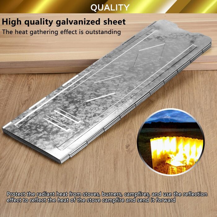 Ветрозащитный экран для кемпинговой плиты 150 х 50 см Sexyhot