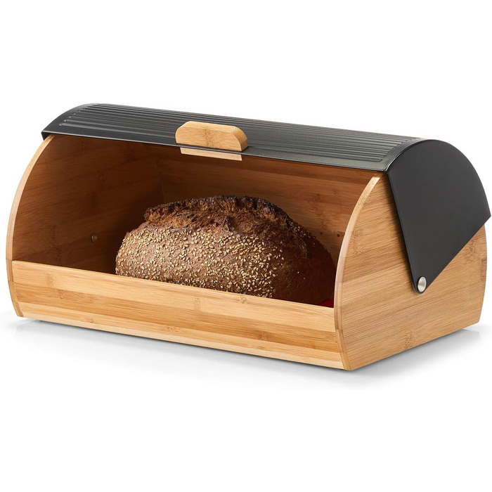 Хлібниця 39 x 27 x 19 см чорна Vialex