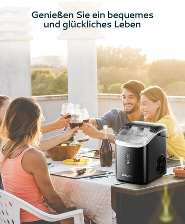 Льодогенератор виготовлення за 6 хвилин 120 Вт EUHOMY