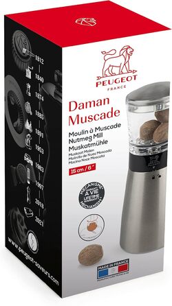 Мускатная мельница нержавеющая сталь 15 см, 33088 Daman