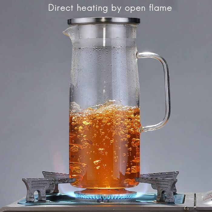 Стеклянный заварочный чайник 1,8л COMTERVI