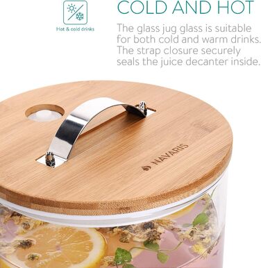 Диспенсер для напоїв з краном та підставкою 7 л Navaris