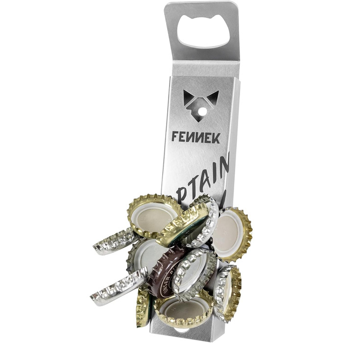 Магнітний відкривач для пляшок що утримує до 40 кришечок FENNEK