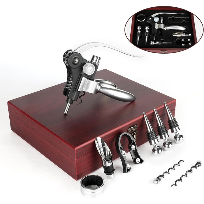 Набір сомельє преміумкласу з 11 аксесуарами для вина UCAMP