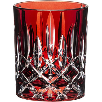 Кольорові келихи для віскі в індивідуальній упаковці, чашка для віскі з кришталевого скла, 295 мл, (червона)
