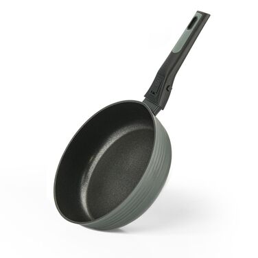 Глибока сковорідка Fissman BRILLIANT 24x7,2см зі знімною ручкою (14384)