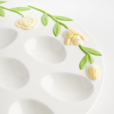 Керамічний піднос для яєць до Великодня 31 см home&you