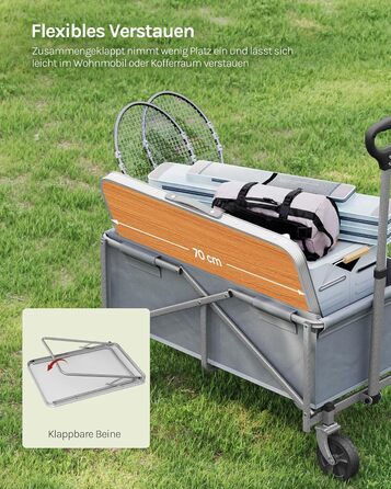 Кемпинговый стол 70 x 50 x 60 см WOLTU