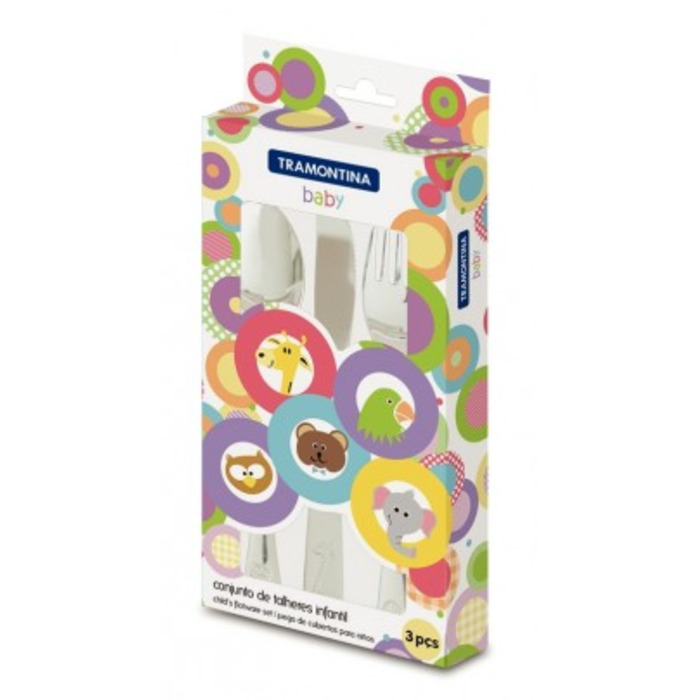 Детский набор столовых приборов TRAMONTINA BABY, 3 предмета (507248)