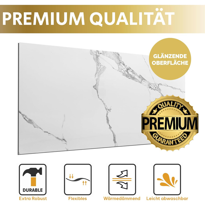 Стінові панелі AS Country Stone під мармур 60x120 см ПВХ-облицювання стіни з пластикових панелей для кухні, ванної кімнати тощо Панель кухонного фартуха (, Лофт)