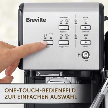 Кавомашина для лате та капучино 1,4 л 1245 Вт Breville