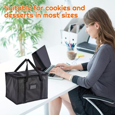 Ізотермічна ланч-сумка 16 л чорна SUOXU