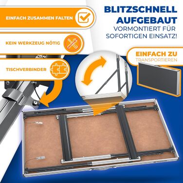 Професійний стіл 3-секційний 100 x 60 см KESSER