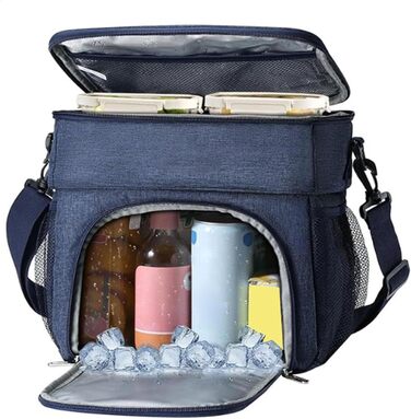 Термосумка 14 л темно-синяя Generisch