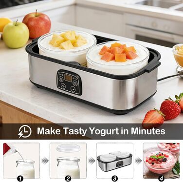 Йогуртница на 2 банки по 1 л TECKZOON