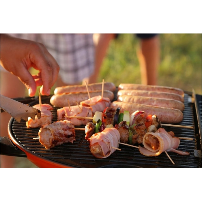 КОМПЛЕКТ Портативний переносний газовий гриль O-GRILL 500, помаранчевий + шланг в подарунок! Код: 011675