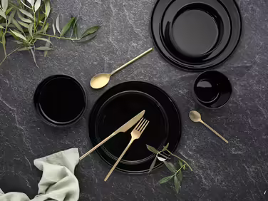 Набор посуды на 4 персоны, 16 предметов, Futuro Black Creatable