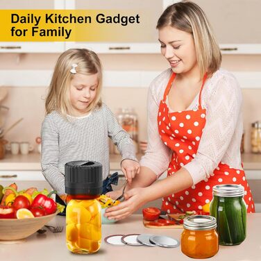 Електричний вакуумний пакувальник для банок Мейсона HUIJUTCHEN