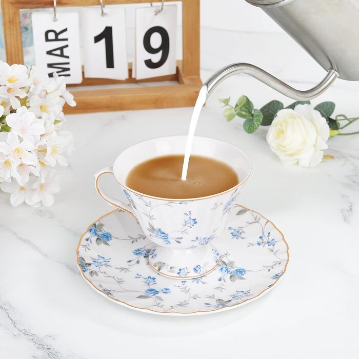 Набор чашек и блюдец 170 мл fanquare