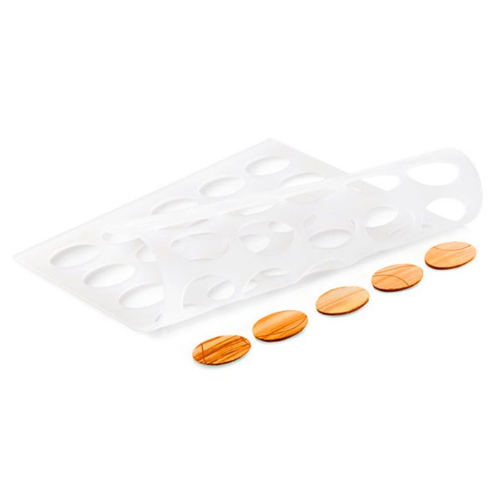 CHABLON OVAL Силіконовий килимок-трафарет овальний 297X210 - 24X34 mm (2 шт)