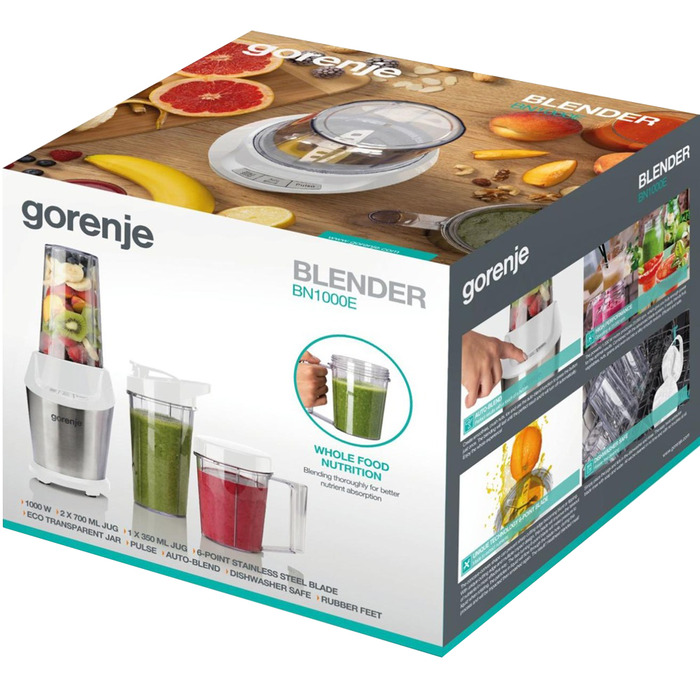 Стаціонарний блендер Gorenje BN1000E (BL1029K-GS) (7112912)