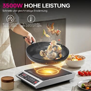 Індукційна варильна поверхня 3500 Вт lecon chef