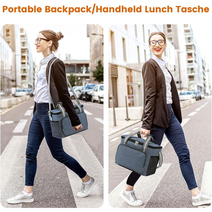 Термосумка для кемпінгу 15 л темно-синій DUNSOO