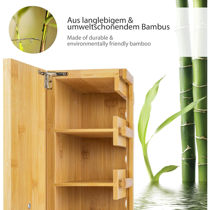 Дерев'яна чайна коробка ONVAYA Чайна коробка з 6 відділеннями Коробка для чайних пакетиків приблизно на 200 Коробка для зберігання чаю Диспенсер для бамбукових чайних пакетиків Органайзер для чайних пакетиків