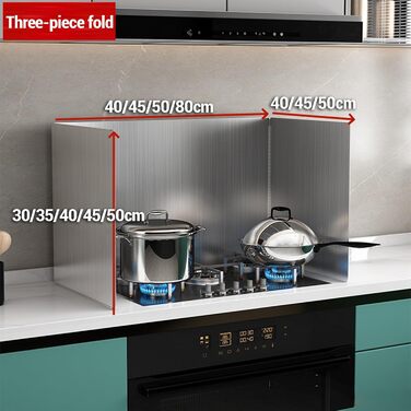 Кухонний фартух з нержавіючої сталі 80 х 30 х 40 см Onxyrbyte