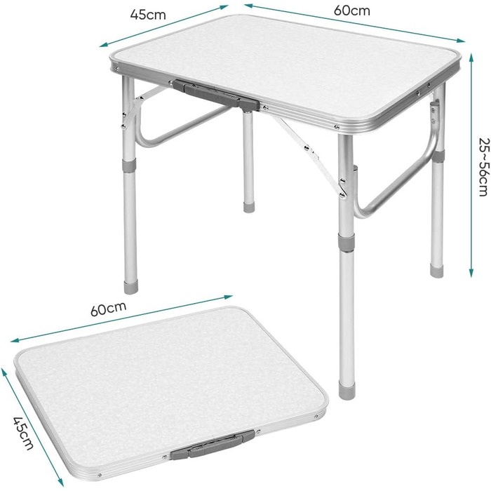 Складной стол для кемпинга с регулируемой высотой Ejoyous