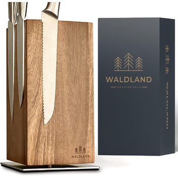 Блок для ножей магнитный и вращающийся на 360° Waldland