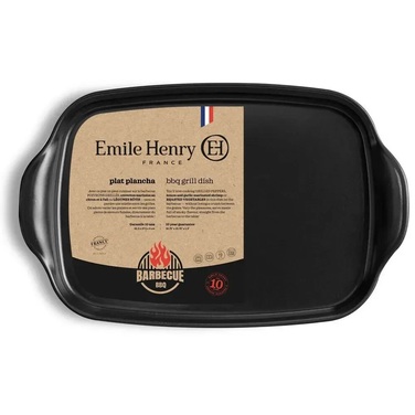 Блюдо для грилю 42,5х27,5 см, чорний 717547 BBQ Emile Henry
