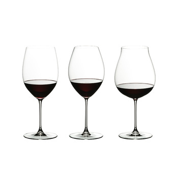 Набір келихів Riedel Veritas, кришталь, прозорий, 9.5 x 9.5 x 27.5 см, 3 шт. (1 упаковка)