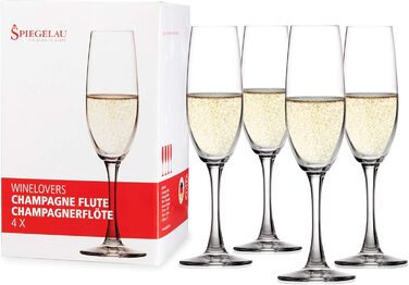 Набір келихів для шампанського 190 мл, 4 предмети, Winelovers Spiegelau