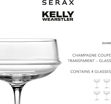 Елегантні келихи для білого вина 4 шт 400 мл Serax