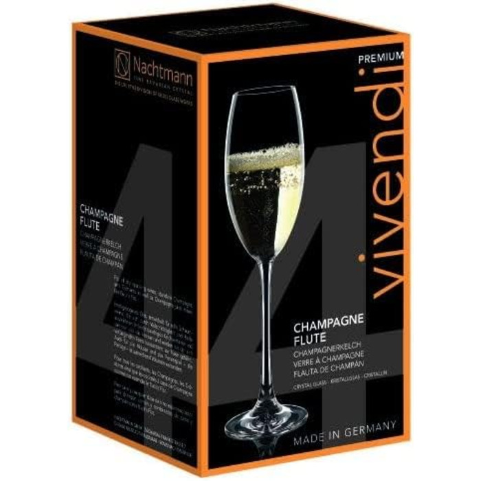 Набір келихів для шампанського 0,27 л, 4 предмети, Vivendi Nachtmann