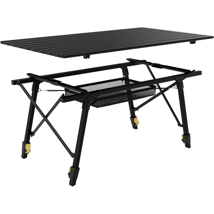 Складной кемпинговый черный стол 24MOVE