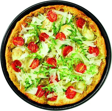 Форма для піци 24 см з антипригарним покриттям, чорна Dr. Oetker