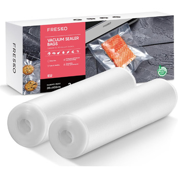 Вакуумні пакети 2 рулони 28 x 600 см Fresko