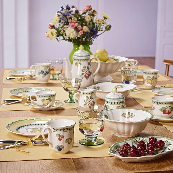 Кофейник 1,1 л белый с росписью French Garden Fleurence Villeroy & Boch