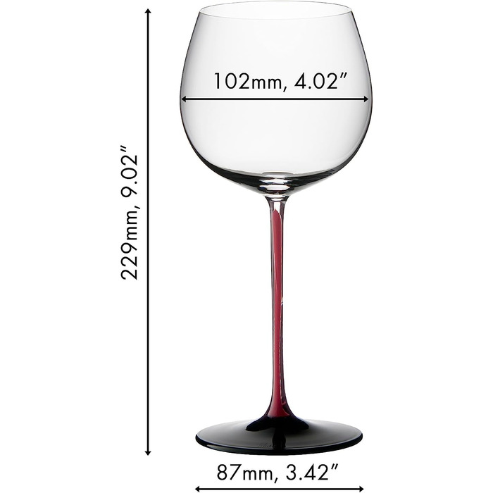 Келих для білого вина Монраше, червоний/чорний Black Series Collector's Edition Riedel