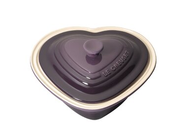 Блюдо для запекания в форме сердца с крышкой, фиолетовый Le Creuset