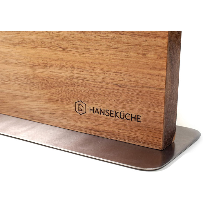 Ножевой блок магнитный из древесины акации Hanseküche