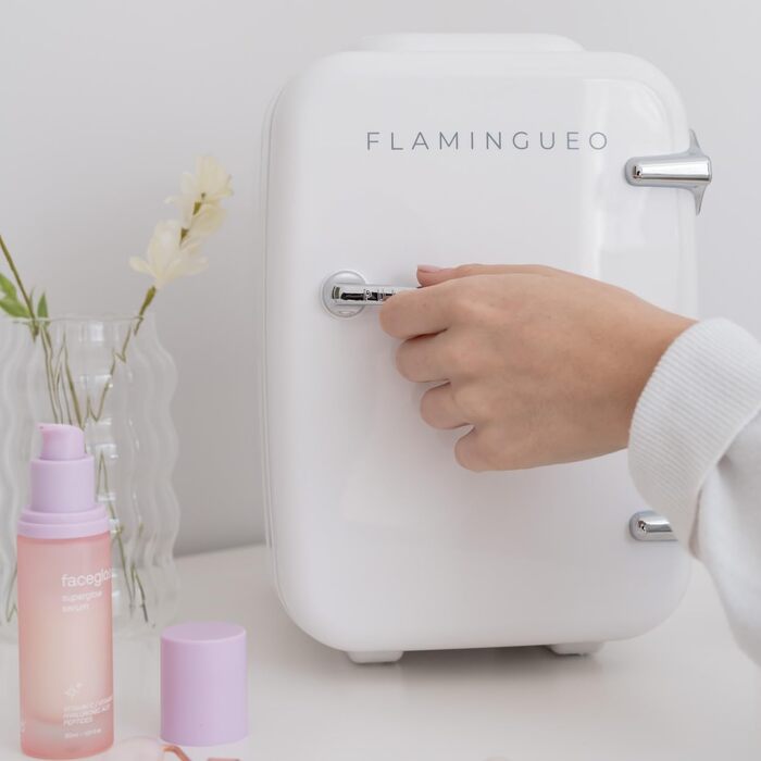 Міні-холодильник 4 л білий Flamingueo