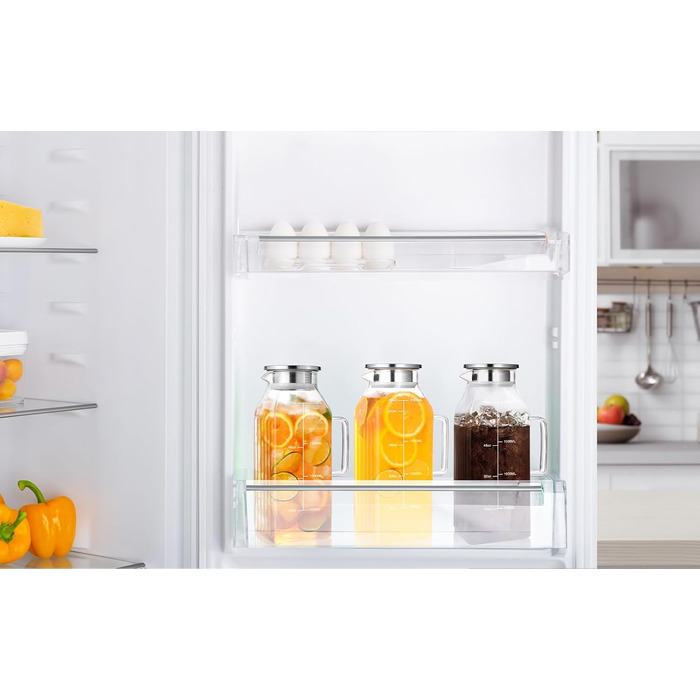 Скляний глечик з кришкою та мірною шкалою 2 л Aofmee