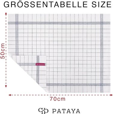 Набор 40 кухонных полотенец 50 x 70 см, синий Pataya