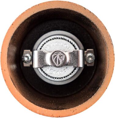 Ручний млин для перцю Peugeot Bali Fonte, класичне регулювання помелу, висота чавун, 35402 (8 см, одинарний, помаранчевий)