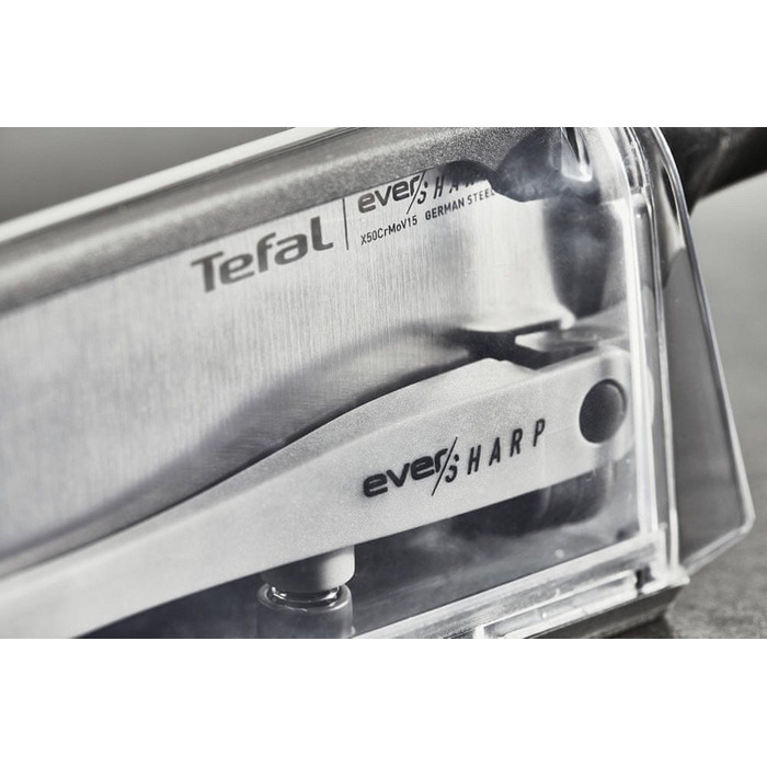 Tefal Ніж з чохлом-точилкою Eversharp 16,5 см (K2569004)