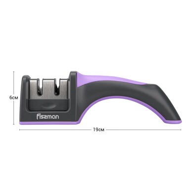 Точило для ножів Fissman 19x5x6 см двох крокова заточка (2960)