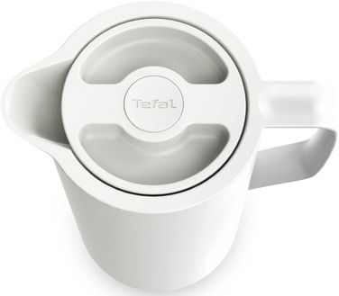 Tefal Термоглечик Motiva, 1л, пластик, скло, білий